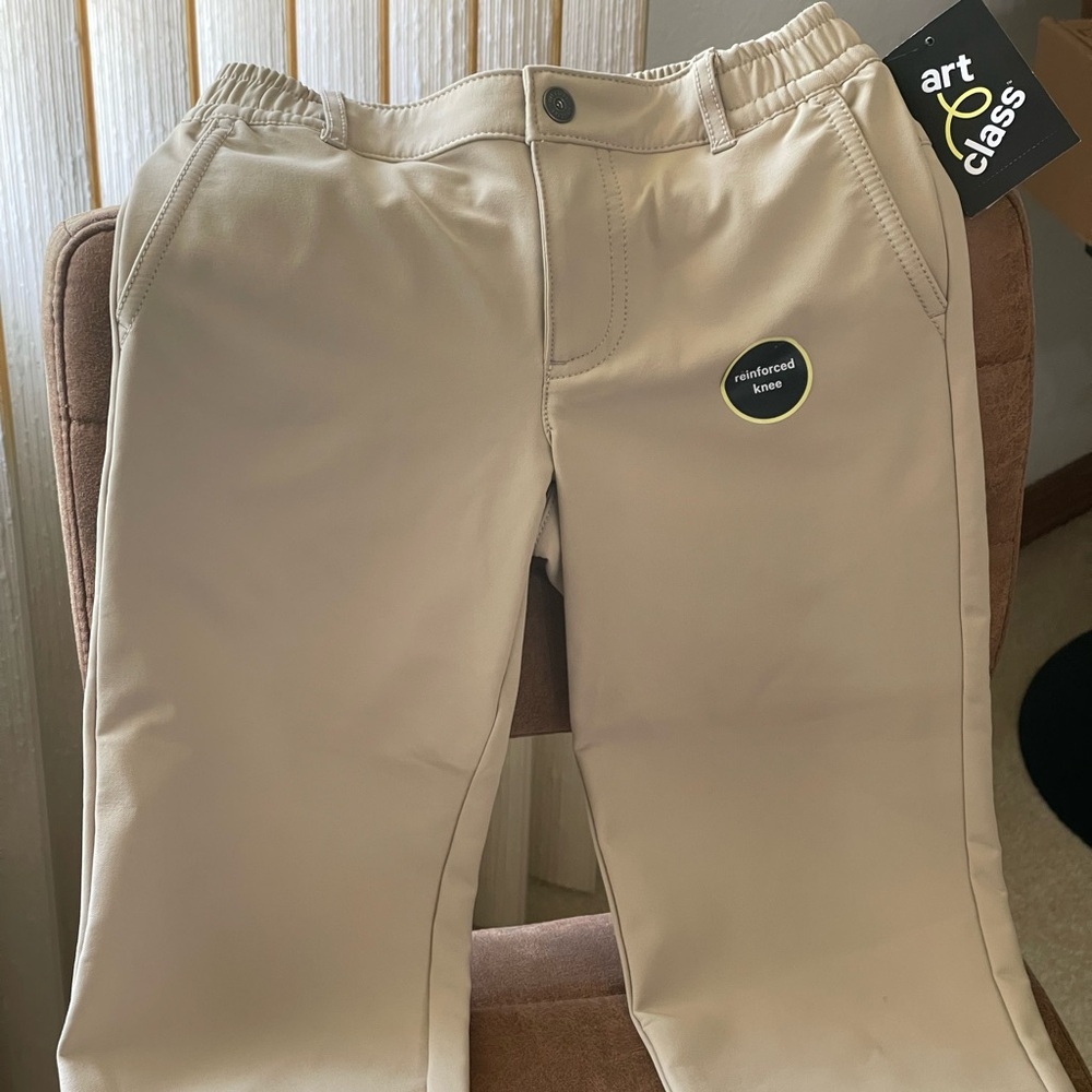 Art Class Beige Pants with Reinforced Knees size 5